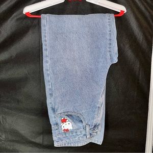 Hello Kitty Women's high waist Blue Jeans